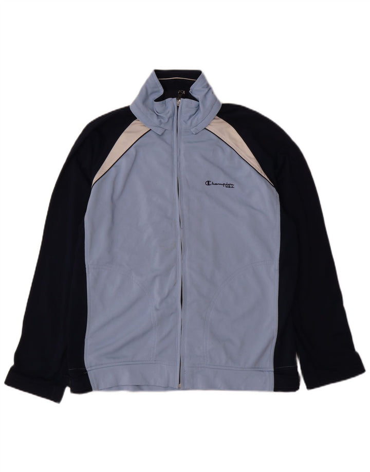 CHAMPION Veste de Survêtement Garçon 13-14 ans Bleu Colorblock Polyester