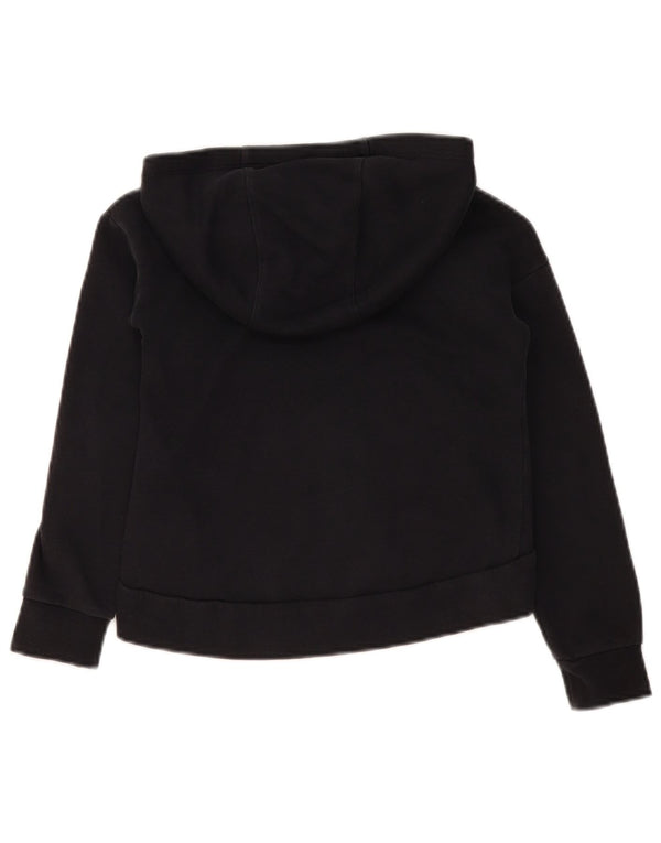 Nike Pull à capuche zippé pour fille 7-8 ans XS Noir Coton