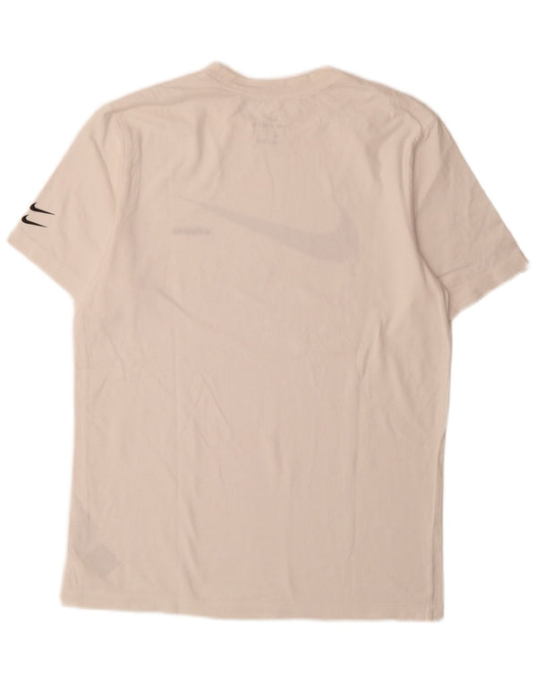 Nike T-shirt graphique en coton blanc moyen pour homme