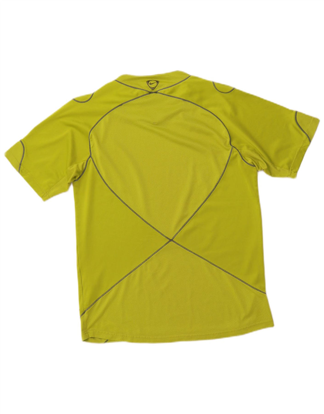 NIKE Homme Mercurial T-Shirt Top Vert Moyen Colorblock Polyester