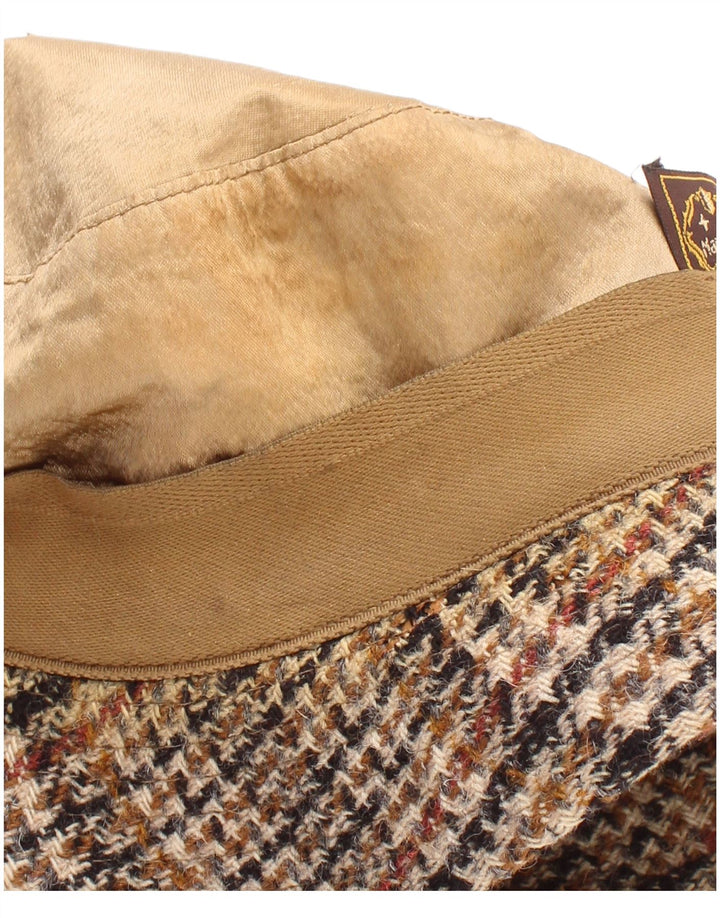 vintage Mens Bucket Hat Grand Beige Pied-de-Poule Classique