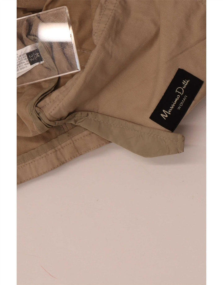 Massimo Dutti Trench-coat court à double boutonnage pour femme UK 14 Beige moyen
