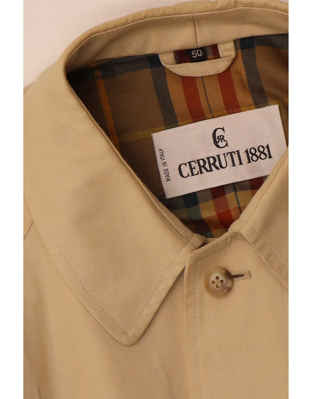 Cerruti 1881 Pardessus Homme IT 50 Large Beige