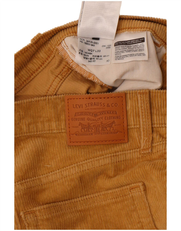 Levi's Pantalon Bootcut Velours Côtelé Femme W27 L33 Beige Coton