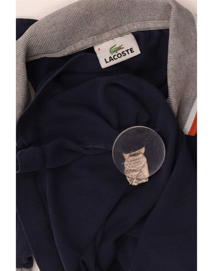Lacoste Polo Homme Taille 4 Coton Bleu Marine Moyen