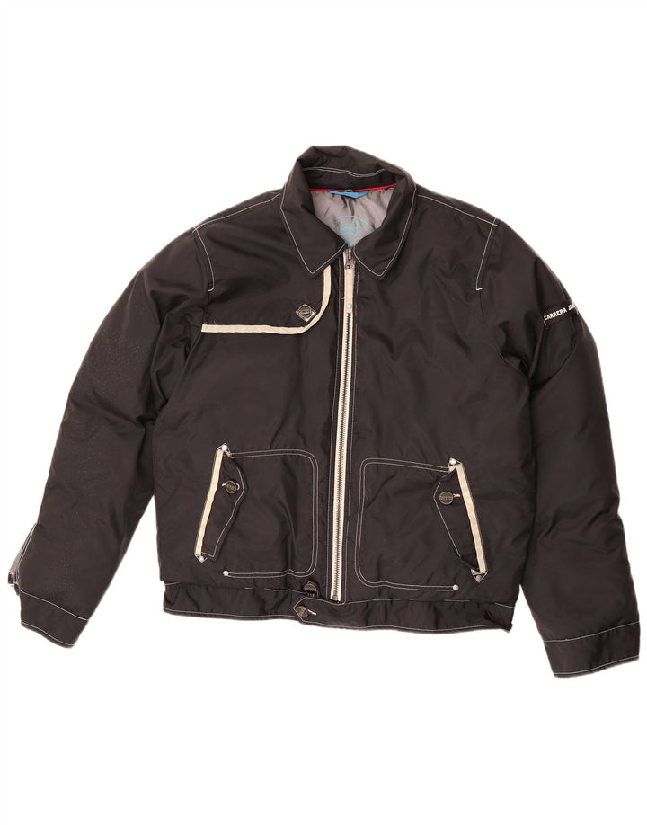 Carrera Veste Bomber Rembourrée Homme UK 40 Large Noir