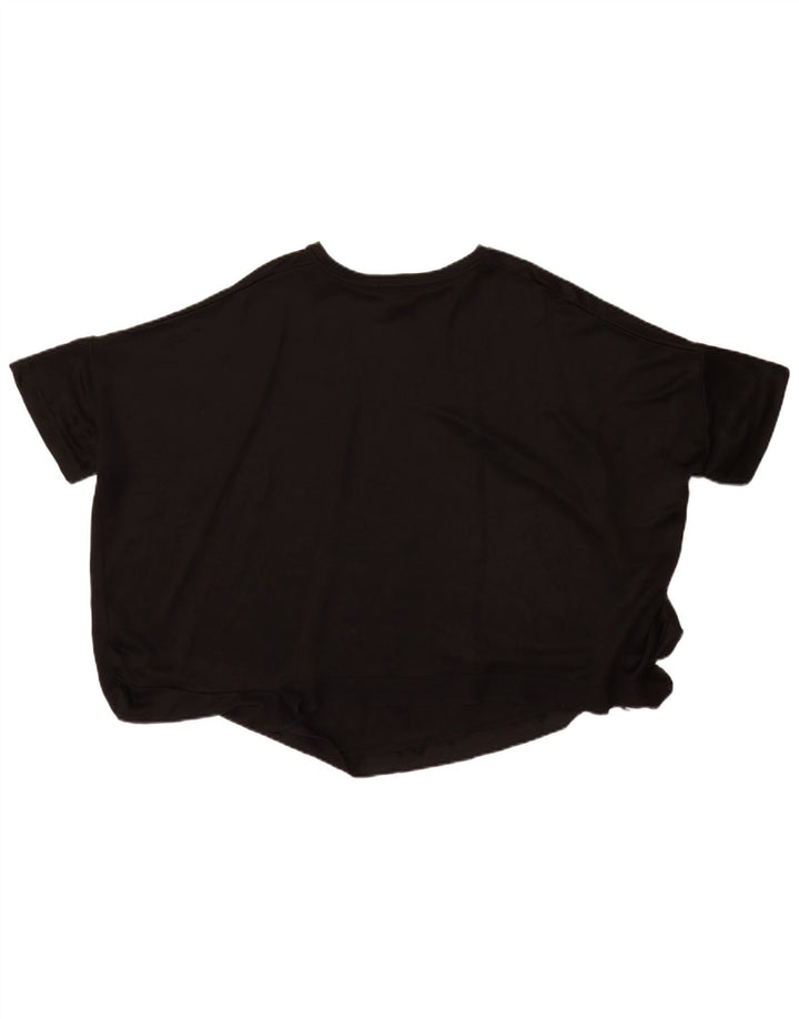 Cos T-Shirt Oversize Femme UK 44 Viscose Noir Moyen