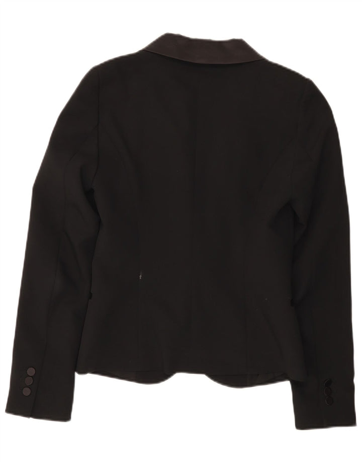 Benetton Veste Blazer Femme IT 40 Petit Noir