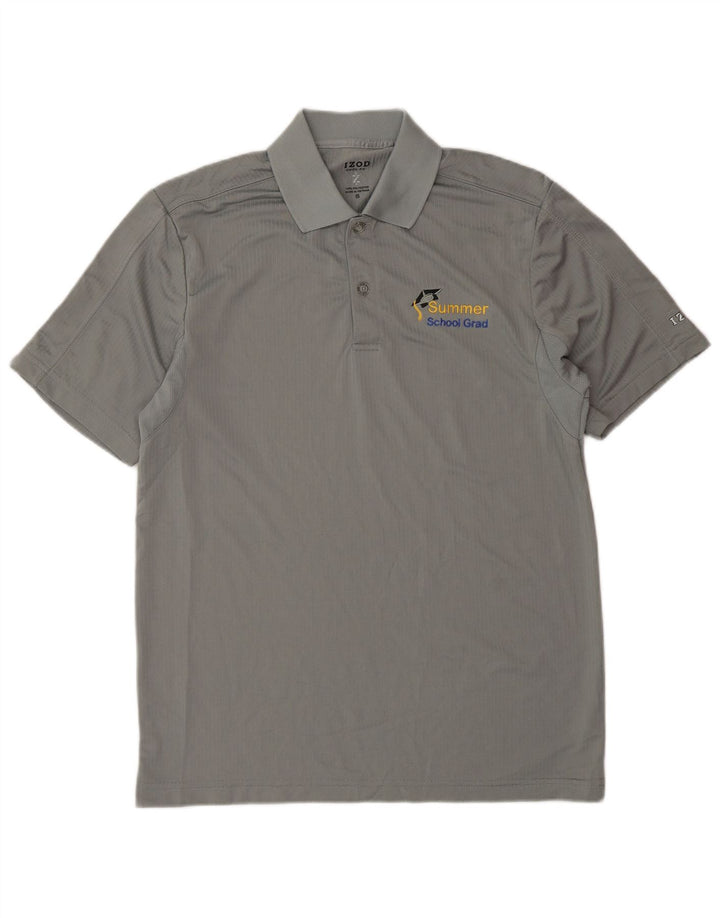 Izod Polo Homme Petit Gris Polyester