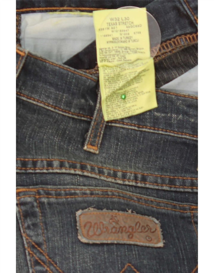 Wrangler Jean Droit Texas Stretch Homme W32 L30 Bleu Marine