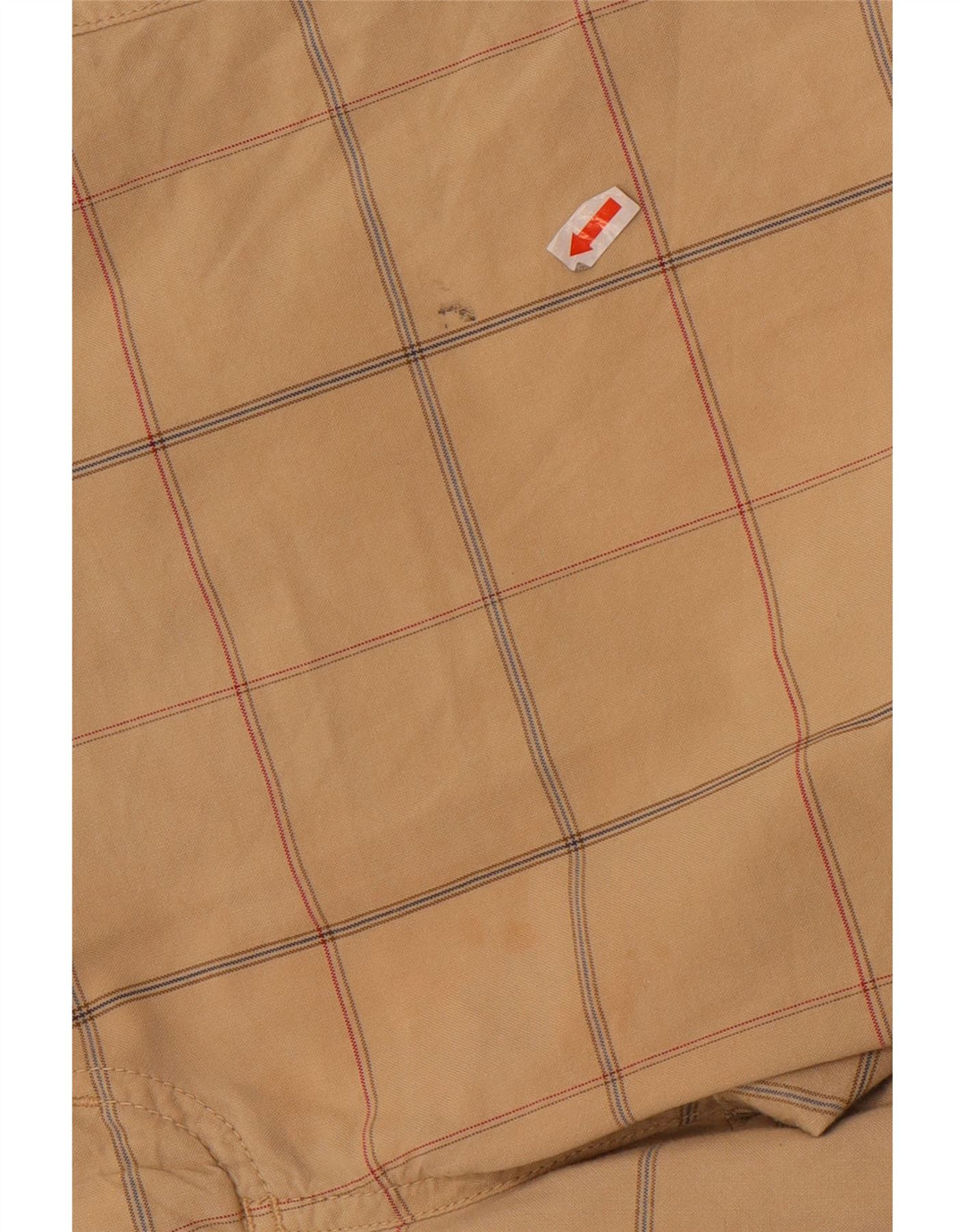 Converse Short Chino Homme Medium W32 Beige à Carreaux Coton