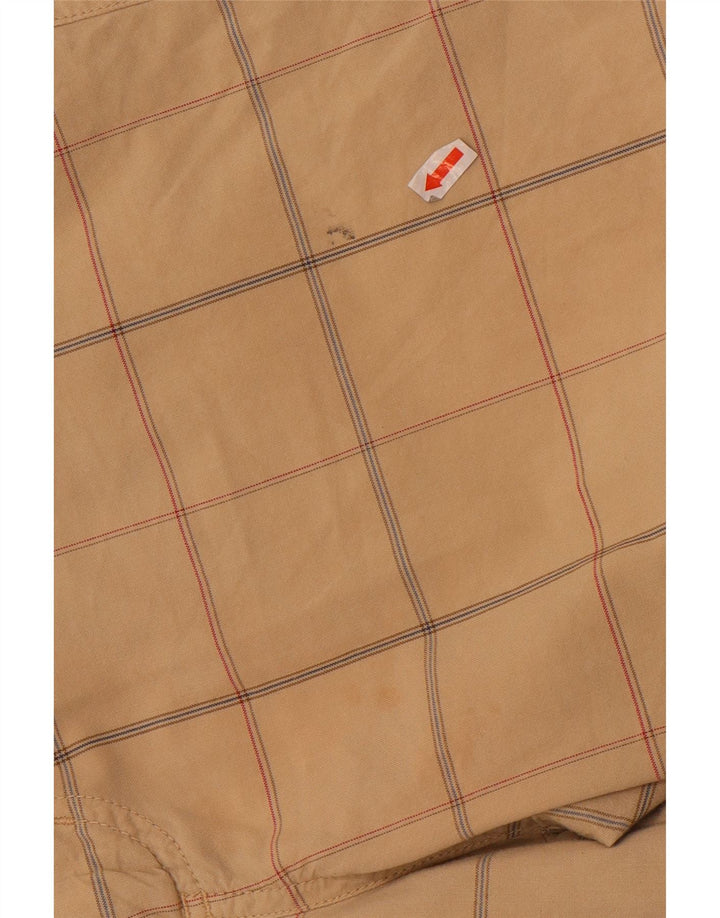 Converse Short Chino Homme Medium W32 Beige à Carreaux Coton