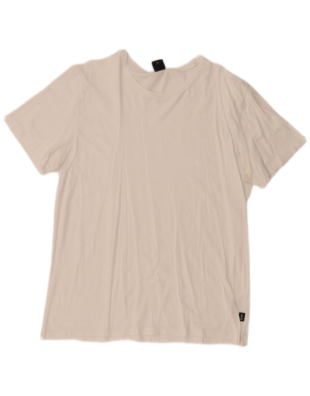 HUGO BOSS Homme T-Shirt Top XL Blanc Coton