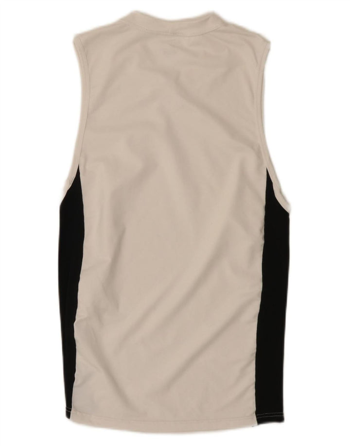Nike Hommes Dri Fit Débardeur Large Blanc Colorblock Polyester