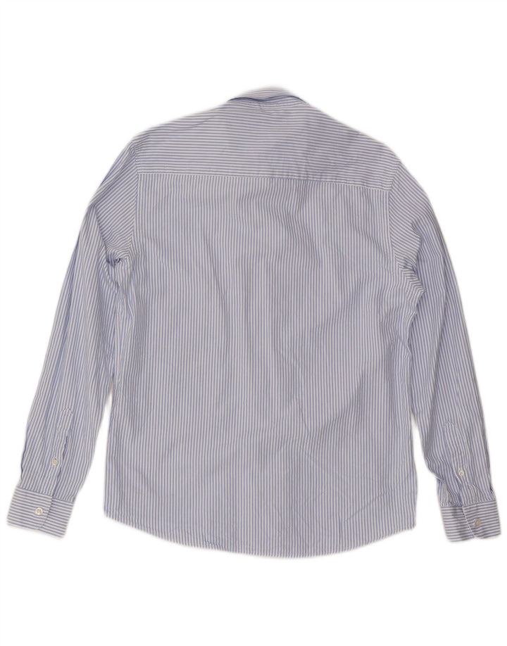 Chemise homme North Sails petit coton bleu à fines rayures