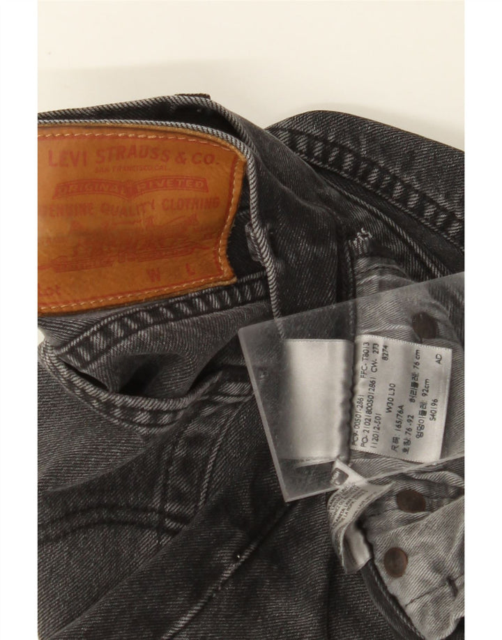 LEVI'S Jean Droit Homme W30 L30 Gris Coton