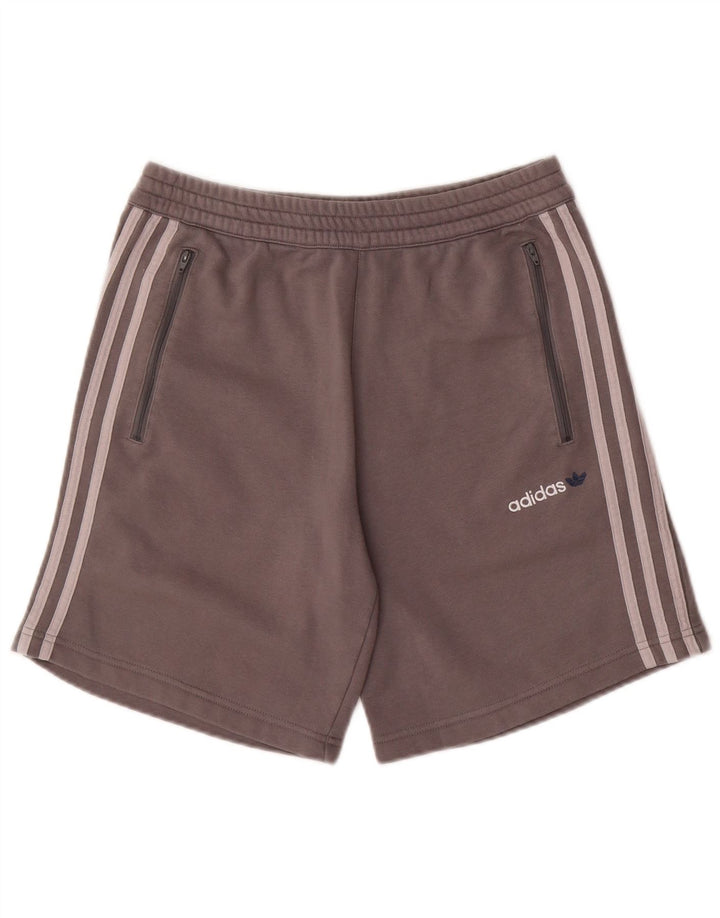 Adidas Short de sport homme gris moyen