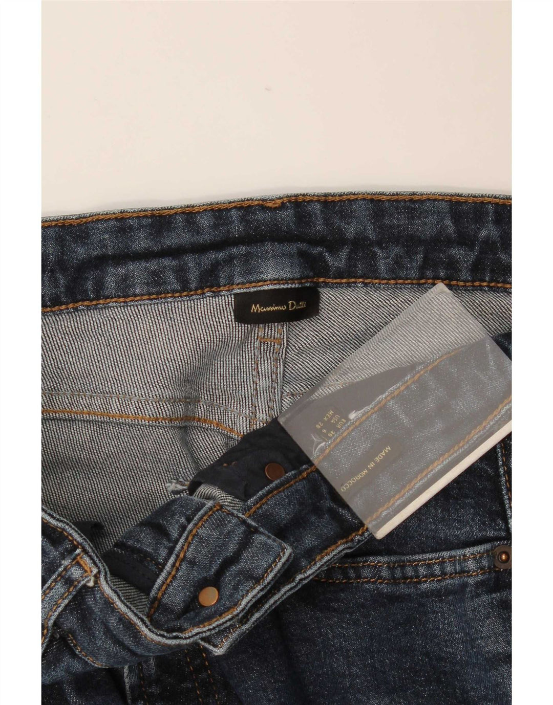 Massimo Dutti Jean slim pour femme EU 38 Small W28 L26 Bleu marine