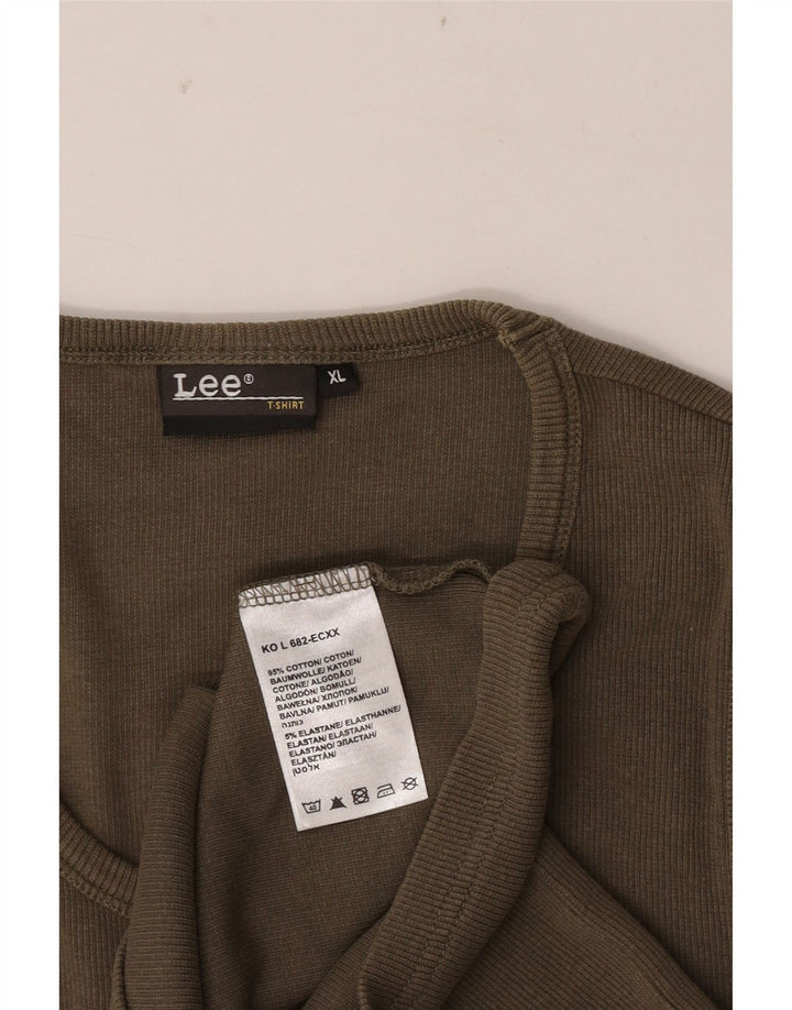 Lee Débardeur XL Homme Kaki