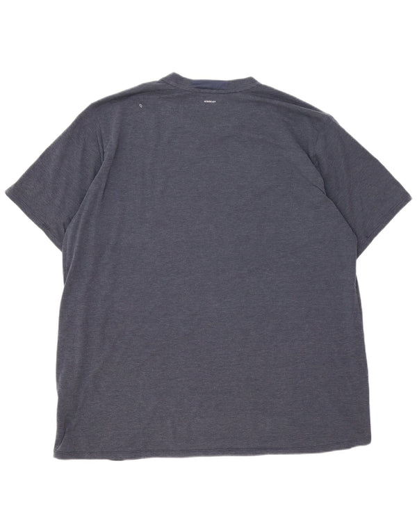Adidas T-Shirt Homme Top 2XL Bleu Marine Polyester