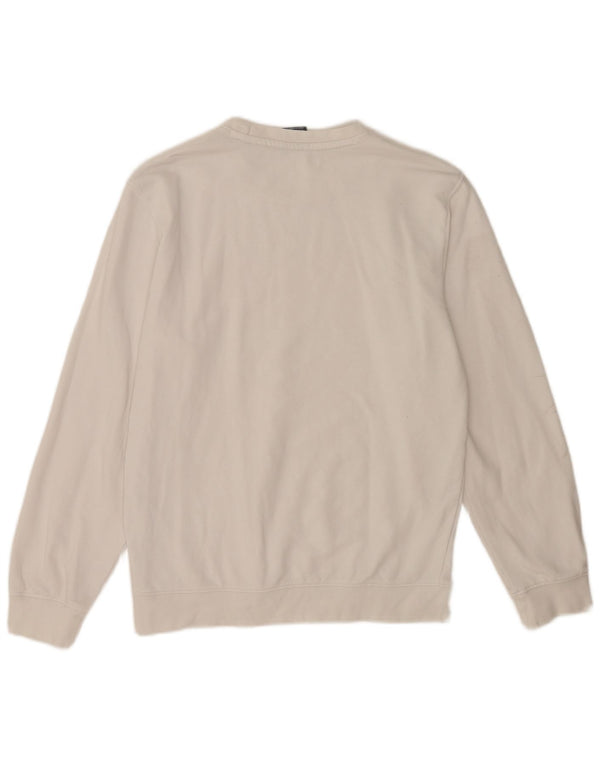 Champion Sweat-shirt coupe classique pour femme UK 14 en coton blanc moyen