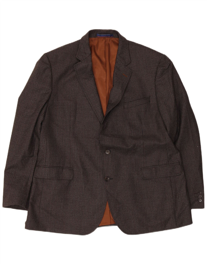 Marks & Spencer Veste blazer coupe ajustée pour homme UK 46 3XL Gris pied-de-poule