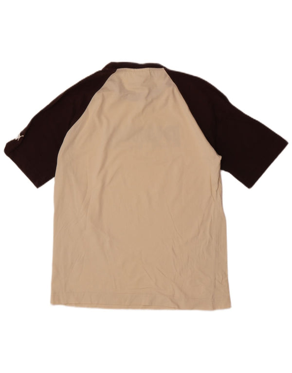 Puma T-Shirt Graphique Haut Petit Homme Beige Colorblock Cotton