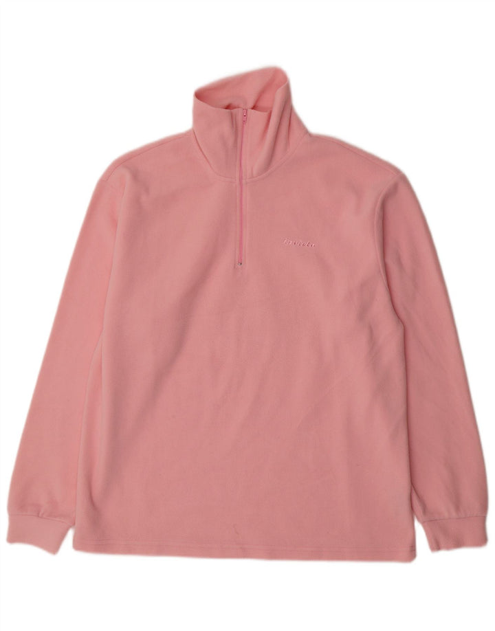 INVICTA Pull polaire à col zippé pour femme UK 16 Large Rose Polyester
