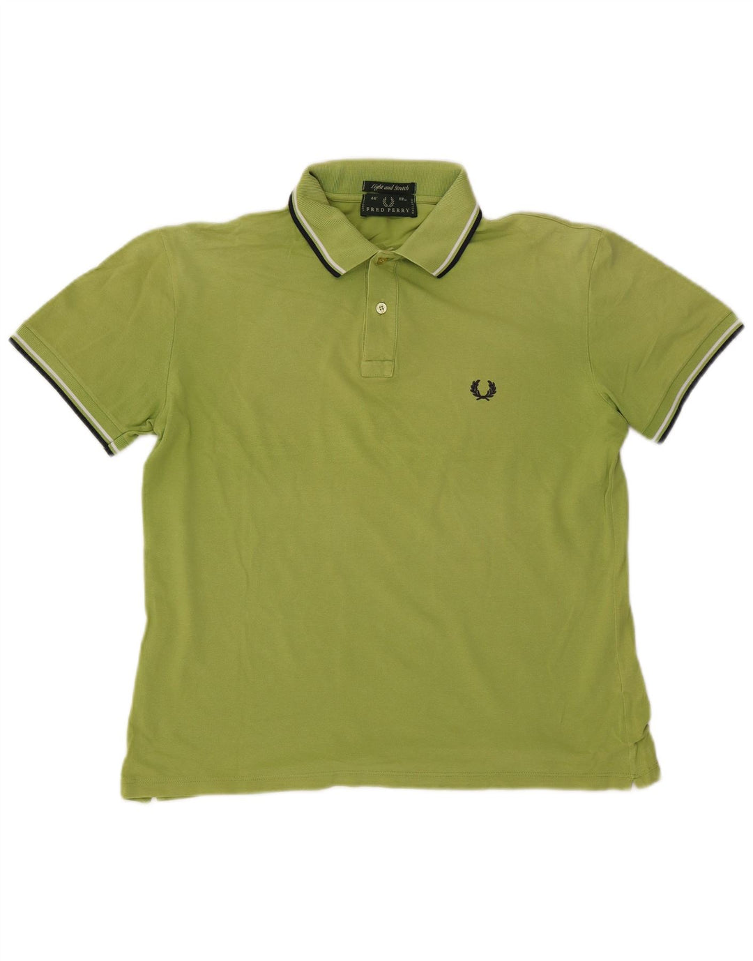 Fred Perry Polo Homme Grand Coton Rayé Vert