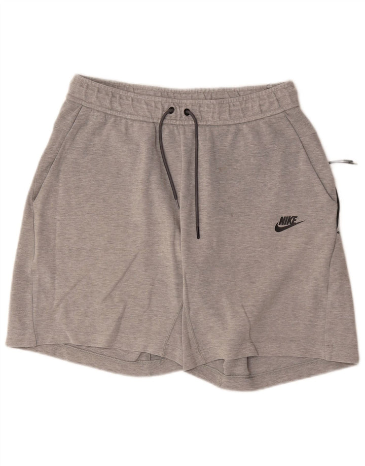 Short de sport Nike en coton moucheté gris moyen