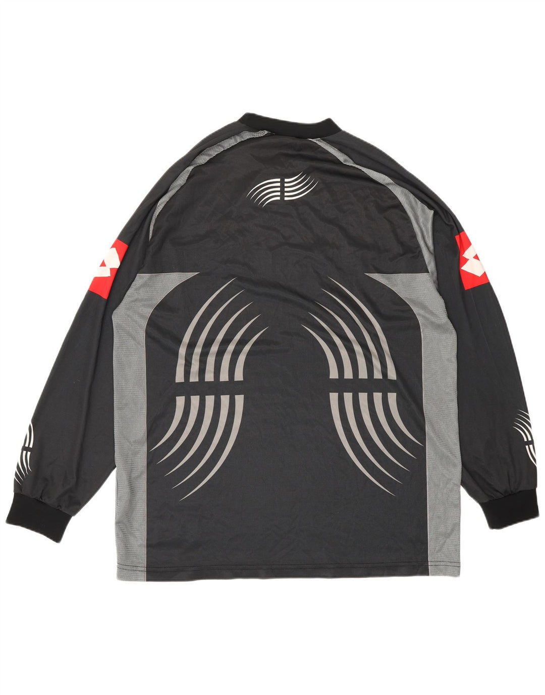 LOTTO Haut en Jersey Graphique Juventus 2001-2002 Domicile pour Hommes Grand Noir Sports