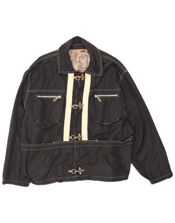 Conbipel Veste utilitaire Natural Wear pour homme UK 38 Medium Noir Colourblock