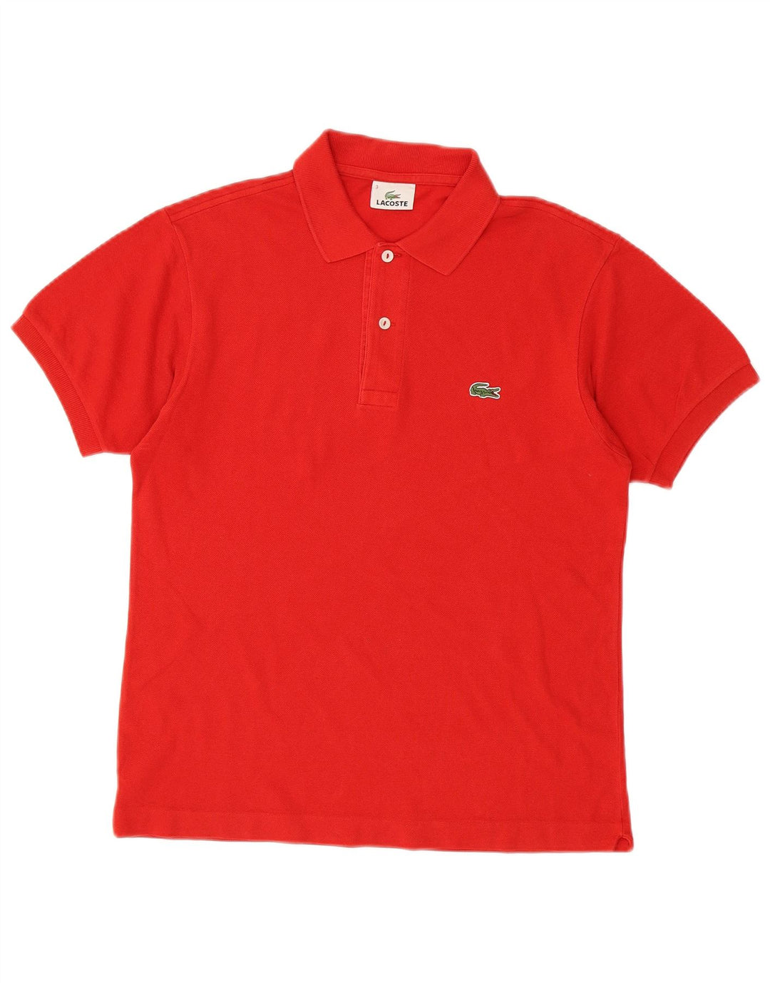 LACOSTE Polo Homme Taille 3 Petit Coton Rouge