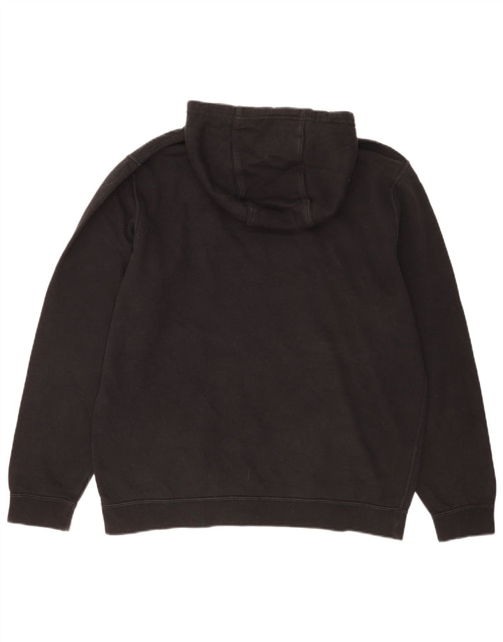Nike Pull à capuche pour homme en coton noir Taille L
