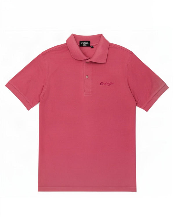 Lotto Polo Homme Rose Moyen Coton