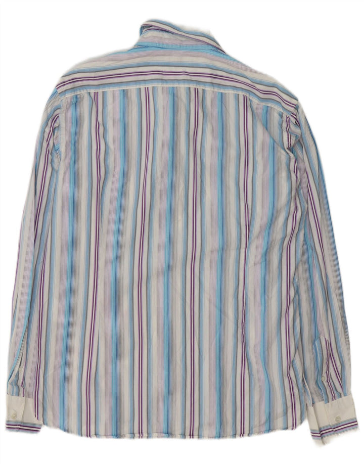 Ted Baker Chemise Homme Taille 5 XL Coton Rayé Multicolore