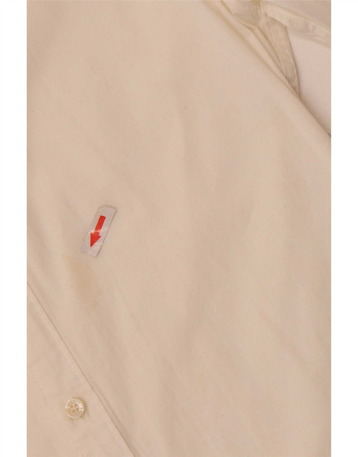 Tommy Hilfiger Chemise Slim Fit Homme Blanc Cassé Moyen Coton