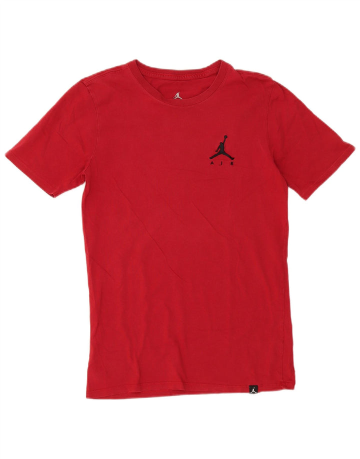 Jordan T-Shirt Homme Petit Rouge Coton