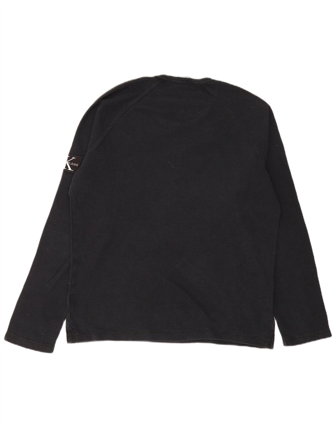 CALVIN KLEIN JEANS Haut Homme Manches Longues XL Noir