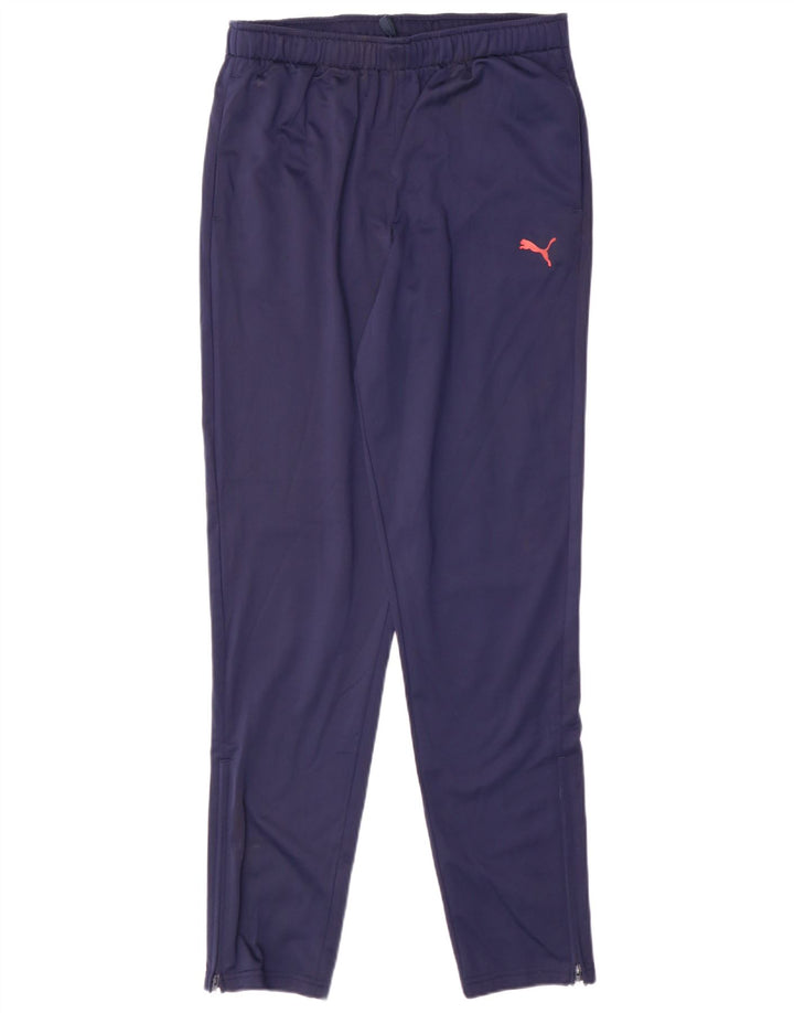 Puma Pantalon de Survêtement Garçon 15-16 ans Bleu Marine Polyester