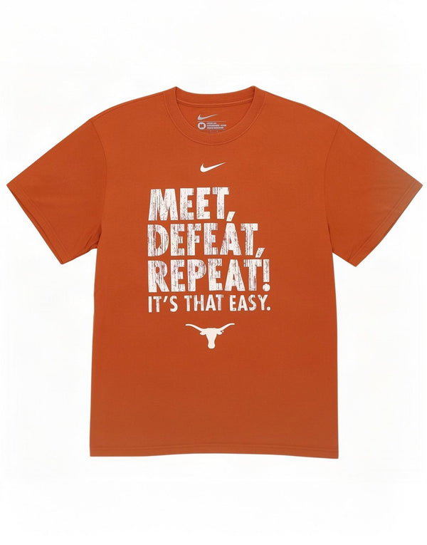 Nike T-shirt ample graphique Texas Longhorns pour homme Orange moyen