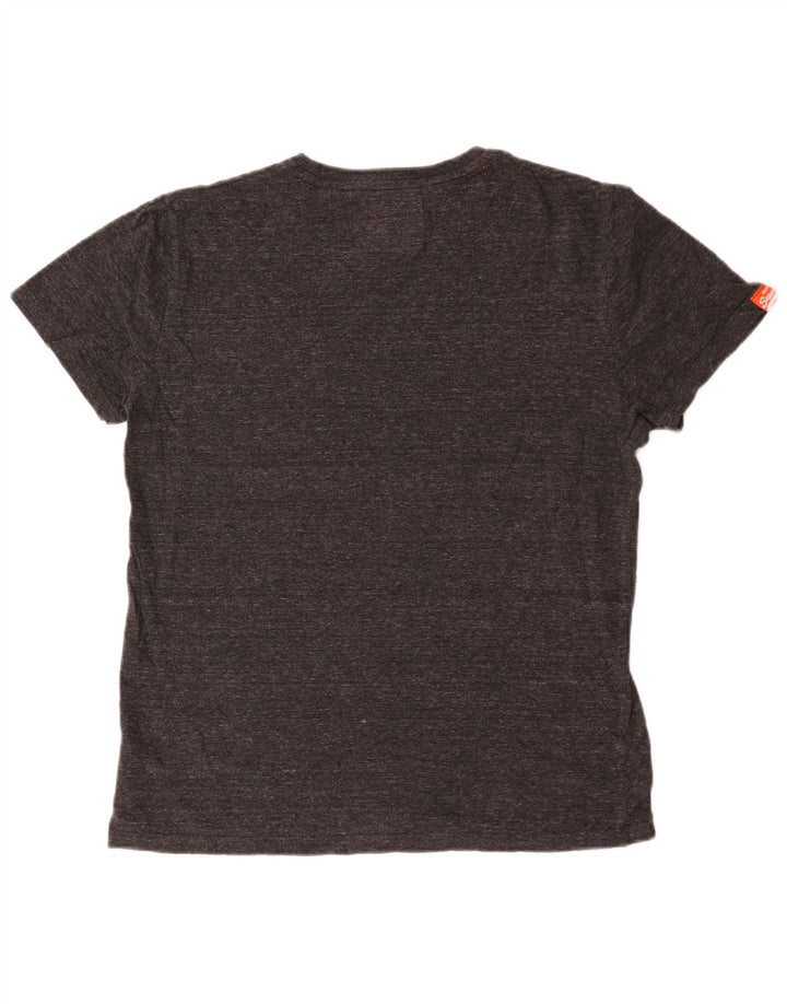 Superdry T-Shirt Homme Gris Large Coton
