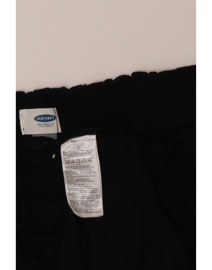 Old Navy Robe à épaules dénudées pour femme UK 16 Grande rayonne noire