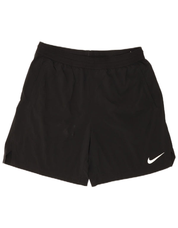 Nike Short de sport Dri Fit pour homme XL Noir Polyester