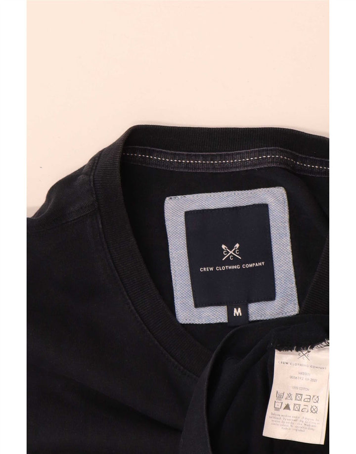 Crew Clothing T-shirt classique en coton noir moyen pour homme