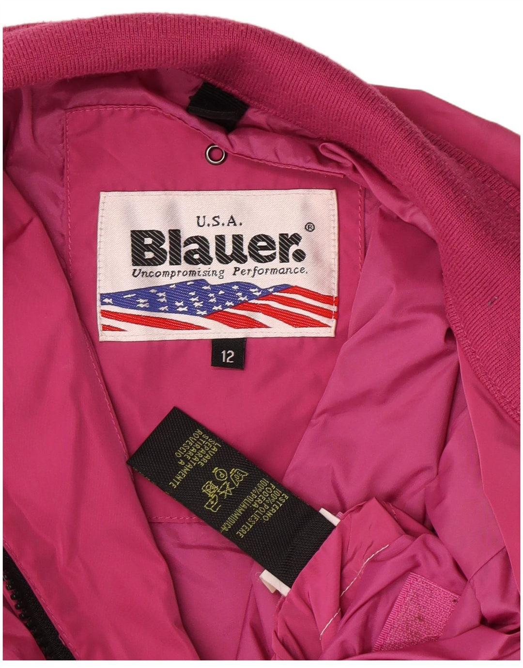 Blauer Bomber Fille 11-12 ans Rose Polyester