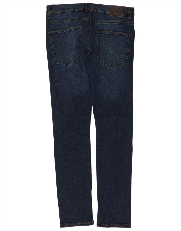 French Connection Jean Slim Homme W36 L32 Bleu Marine Coton