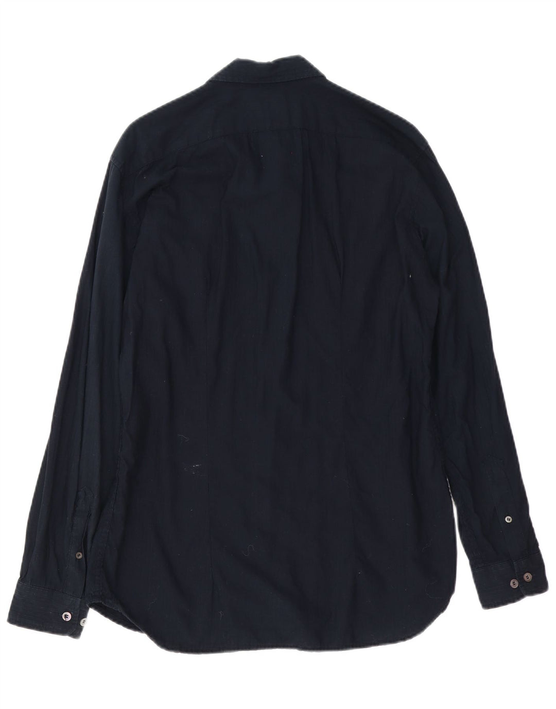 Chemise Homme Gas Coton Rayé Bleu Marine Moyen