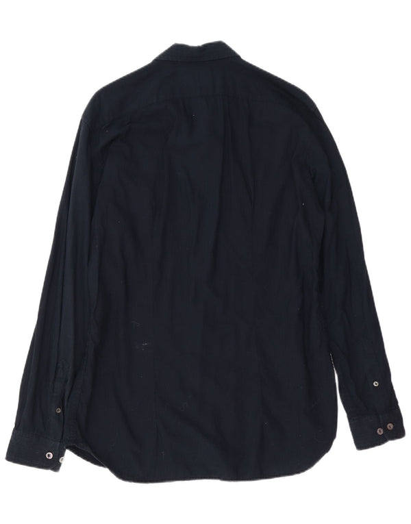 Chemise Homme Gas Coton Rayé Bleu Marine Moyen