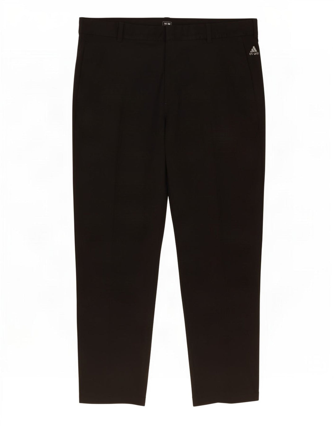 Adidas Pantalon de Costume Droit Homme W40 L30 Noir Polyester
